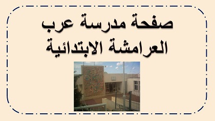صفحة مدرسة عرب العرامشة للالعاب الحسابية في الحساب والهندسة