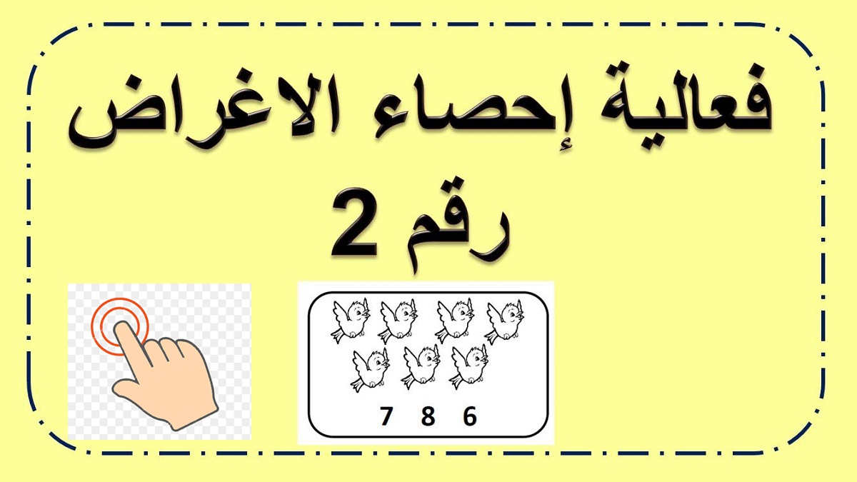 فعالية رقم 2 في عد اغراض للصف الاول