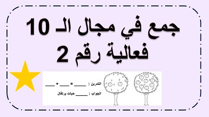 جمع في مجال العشرة فعالية رقم 2