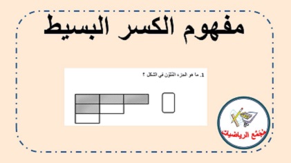 معاني مختلفة للكسر العادي